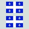 KW Vinyl Magnet Two Pack Quebec Flag Magnetic Canada qc Province Car Magnet Bumper Sticker view 1