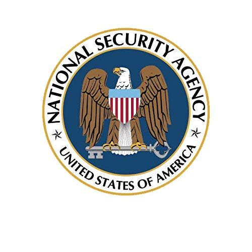 ION Graphics Magnet National Security Agency NSA Magnetic Vinyl Covert 5" Car Magnet Bumper Sticker