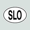 Magnet SLO Slovenia Country Code Oval Magnetic Vinyl Car Magnet Bumper Sticker view 1