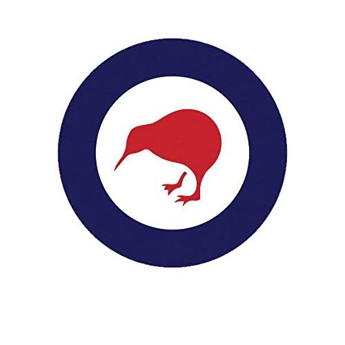 ION Graphics Magnet Royal New Zealand Air Force Roundel Magnetic Vinyl Vinyl RNZAF Zealander Kiwi NZL NZ 5" Car Magnet Bumper Sticker