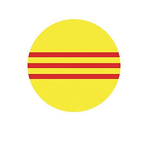ION Graphics Magnet Round South Vietnamese Flag Magnetic Vinyl Vietnam Southern 5" Car Magnet Bumper Sticker
