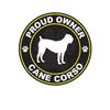 ION Graphics Magnet Proud Owner Cane Corso Magnetic Vinyl Dog Canine pet Puppy 5" Car Magnet Bumper Sticker view 1