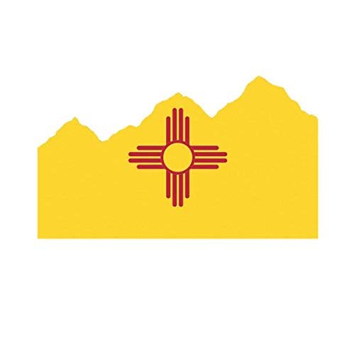 ION Graphics Magnet New Mexico State Flag Rocky Mountains Magnetic Vinyl NM Mountain 5" Car Magnet Bumper Sticker