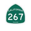 ION Graphics Magnet California Highway 267 Truckee Magnetic Vinyl HWY 5" Car Magnet Bumper Sticker view 1