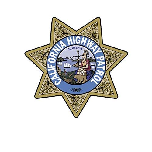 ION Graphics Magnet California Highway Patrol Seal Magnetic Vinyl CHP Chips 5" Car Magnet Bumper Sticker