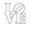 ION Graphics Magnet Love Park Magnetic Vinyl Philly Philadelphia 5" Car Magnet Bumper Sticker view 1