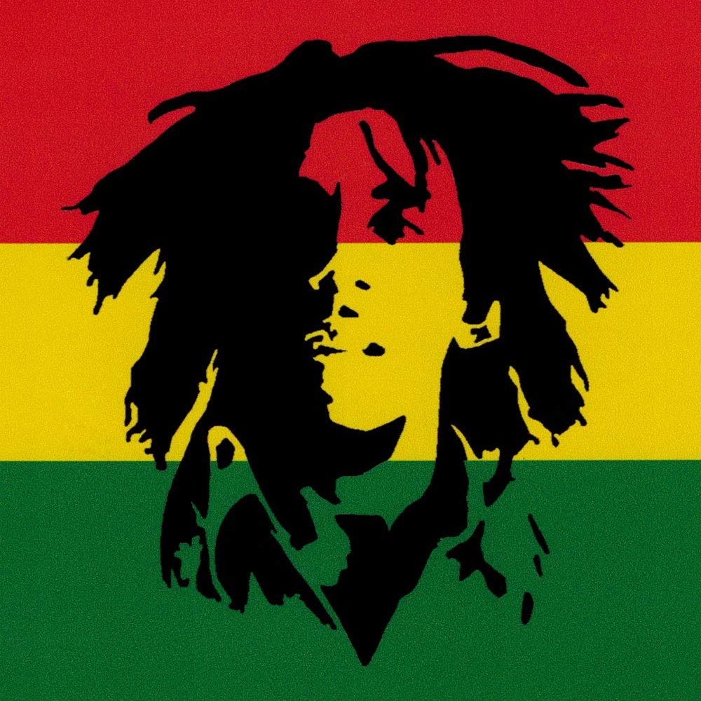Peace Resource Project Bob Marley - Magnetic Bumper Sticker/Decal Magnet (3.3" X 3.25")