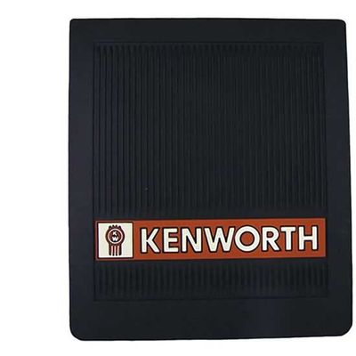 14 X 16 Inch Black Rubber Kenworth Logo Mud Flap