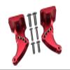 GPM For Traxxas E-Revo 2.0 VXL Brushless (86086-4) Upgrade Parts Aluminum Rear Wing Mount - 2Pc Set Red view 1