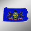 JB Print Magnet Pennsylvania State Flag Outline Vinyl Decal Sticker Car Waterproof Car Decal Magnetic Bumper Sticker 5" view 1