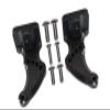 GPM For Traxxas E-Revo 2.0 VXL Brushless (86086-4) Upgrade Parts Aluminum Rear Wing Mount - 2Pc Set Black view 1