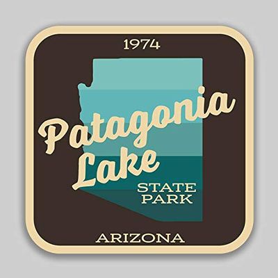 JB Print Magnet Patagonia Lake State Park Explore Wanderlust Camping Arizona Vinyl Decal Sticker Car Waterproof Car Decal Magnetic Bumper Sticker 5"