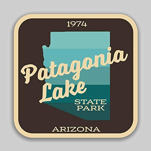 JB Print Magnet Patagonia Lake State Park Explore Wanderlust Camping Arizona Vinyl Decal Sticker Car Waterproof Car Decal Magnetic Bumper Sticker 5"