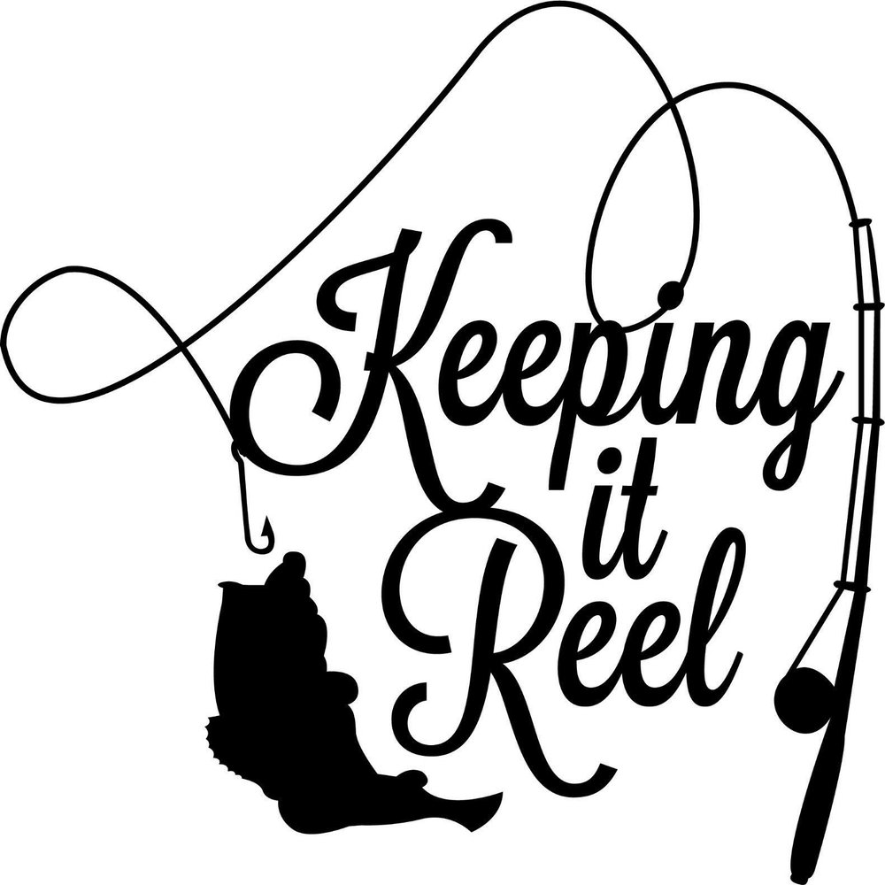 JB Print Magnet Keeping It Reel Fishing Vinyl Decal Sticker Car Waterproof Car Decal Magnetic Bumper Sticker 5"