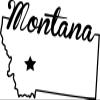 JB Print Magnet State of Montana Script Vinyl Decal Sticker Car Waterproof Car Decal Magnetic Bumper Sticker 5" view 1