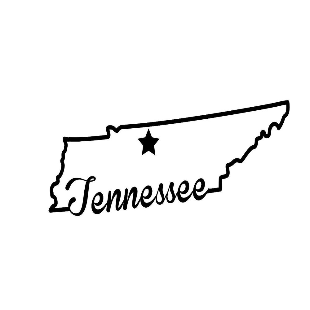 JB Print Magnet State of Tennessee Script Vinyl Decal Sticker Car Waterproof Car Decal Magnetic Bumper Sticker 5"