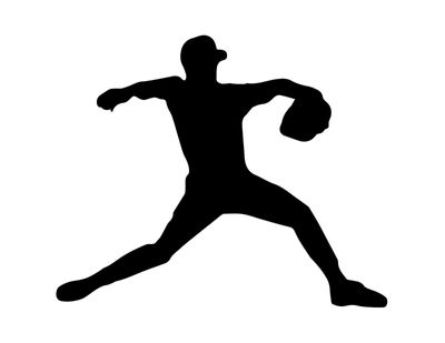 JB Print Magnet Baseball Pitcher Pitching The Ball Vinyl Decal Sticker Car Waterproof Car Decal Magnetic Bumper Sticker 5"