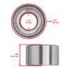 Caltric Front Wheel Knuckle Ball Bearing Compatible with Honda 91051-Hr3-A21 view 2