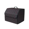 Ergocar Car Trunk Organizer Luxury Foldable Car Boot Tidy Storage Box Waterproof PU Car Boot Storage Organiser for Car/SUV/Truck/Auto (Black Red-M) view 1