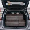 Ergocar Car Trunk Organizer Luxury Foldable Car Boot Tidy Storage Box Waterproof PU Car Boot Storage Organiser for Car/SUV/Truck/Auto (Black Red-M) view 2