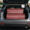 Ergocar Car Trunk Organizer Luxury Foldable Car Boot Tidy Storage Box Waterproof PU Car Boot Storage Organiser for Car/SUV/Truck/Auto (Red Wine-L) view 2