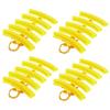 Keenso Motorcycle Tire Wheel Rim Protector, Tire Changer Rim Head Protector Wheel Mount Rim Tire Protectors Savers Yellow(4 Pair) view 1