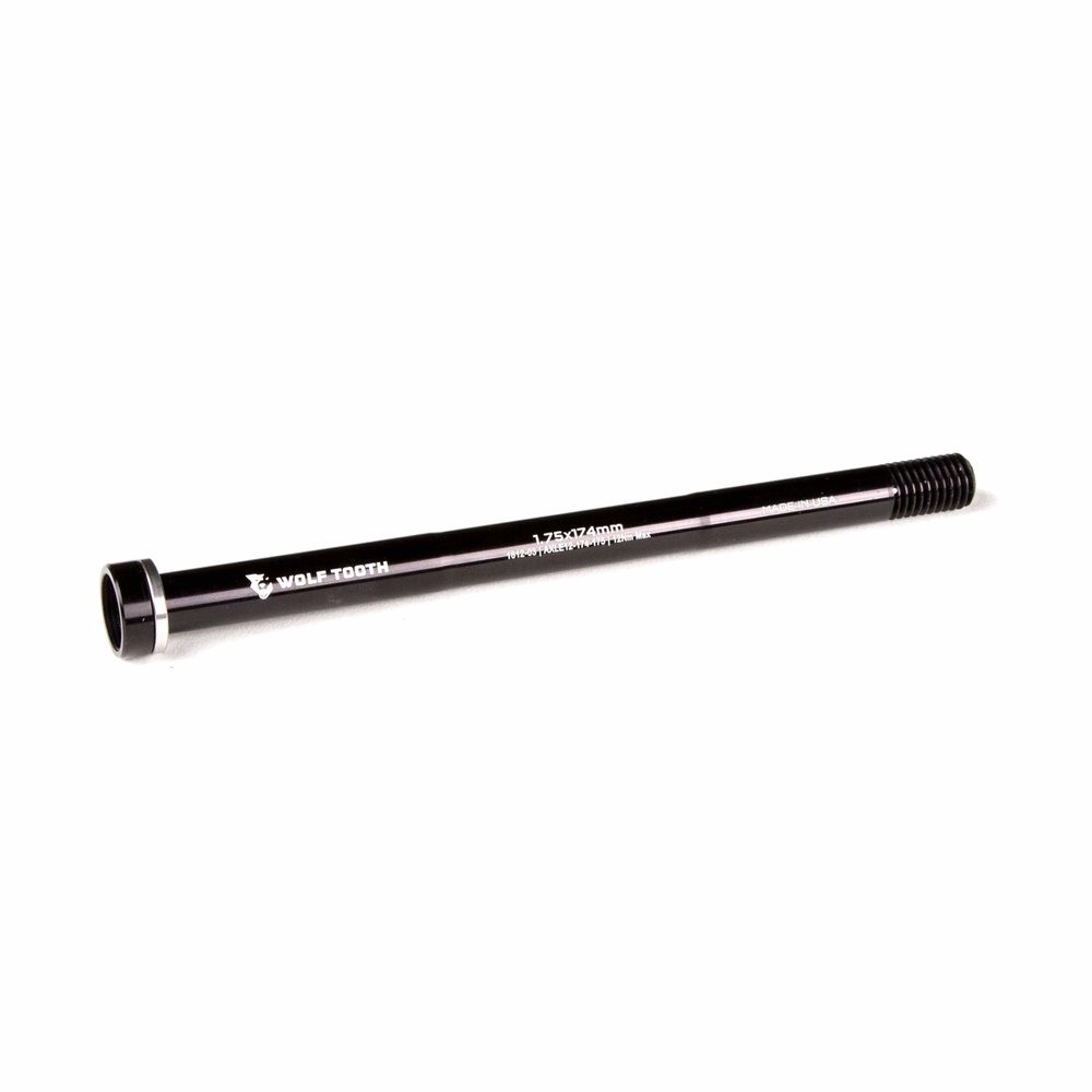 Wolf Tooth Rear Thru Axle - M12, 1.75 x 174mm, Black
