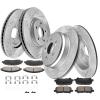 SCITOO Brake Kits Front Rear Brake Rotors Brake Pad:31468;31469;D1280;D1585 view 1