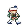 ION Graphics Magnet West Virginia Bigfoot Magnetic Vinyl Vinyl Decal WV Big Foot Sasquatch yeti 5" Car Magnet Bumper Sticker view 1