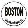 Magnet Boston Massachusetts Oval Vinyl Magnetic Bumper Sticker Decal D1376 Euro Oval 5" view 1