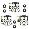 3 Pack of Outboard Carburetor Repair Kit w FLOATS (For Yamaha/Replaces 6E5-W0093-06-00/18-7002 / Fits 1990-1993 V6 225 HP) view 1