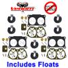 3 Pack of Outboard Carburetor Repair Kit w FLOATS (For Yamaha/Replaces 6E5-W0093-06-00/18-7002 / Fits 1990-1993 V6 225 HP) view 2