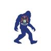 ION Graphics Magnet Michigan Bigfoot Magnetic Vinyl Vinyl Decal MI Big Foot Sasquatch yeti 5" Car Magnet Bumper Sticker view 1