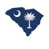 ION Graphics Magnet South Carolina State Shaped Flag Magnetic Vinyl SC 5" Car Magnet Bumper Sticker view 1