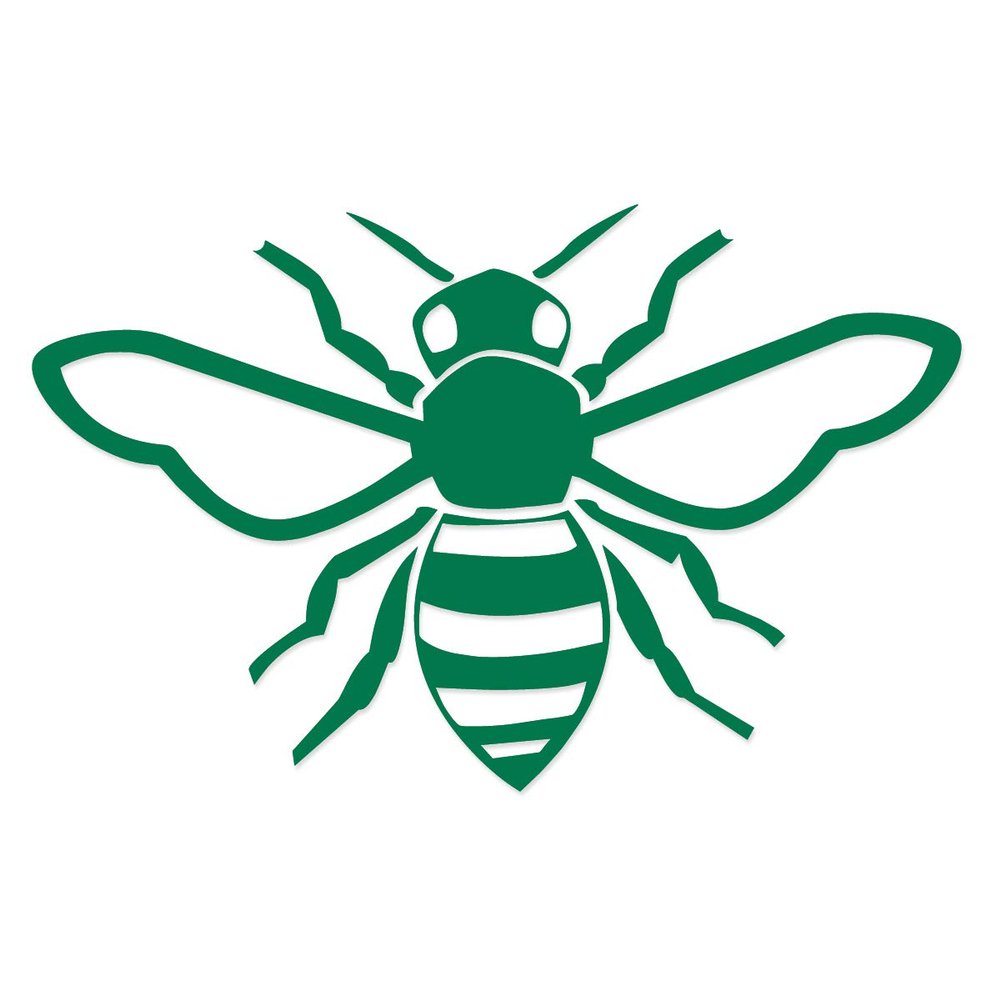 Applicable Pun Honey Bee - Vinyl Decal for Outdoor Use on Cars, ATV, Boats, Windows and More - Green 5 inch