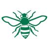 Applicable Pun Honey Bee - Vinyl Decal for Outdoor Use on Cars, ATV, Boats, Windows and More - Green 5 inch view 1
