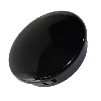 Almencla Black Steering Wheel Cap - 2-1/2 Inch