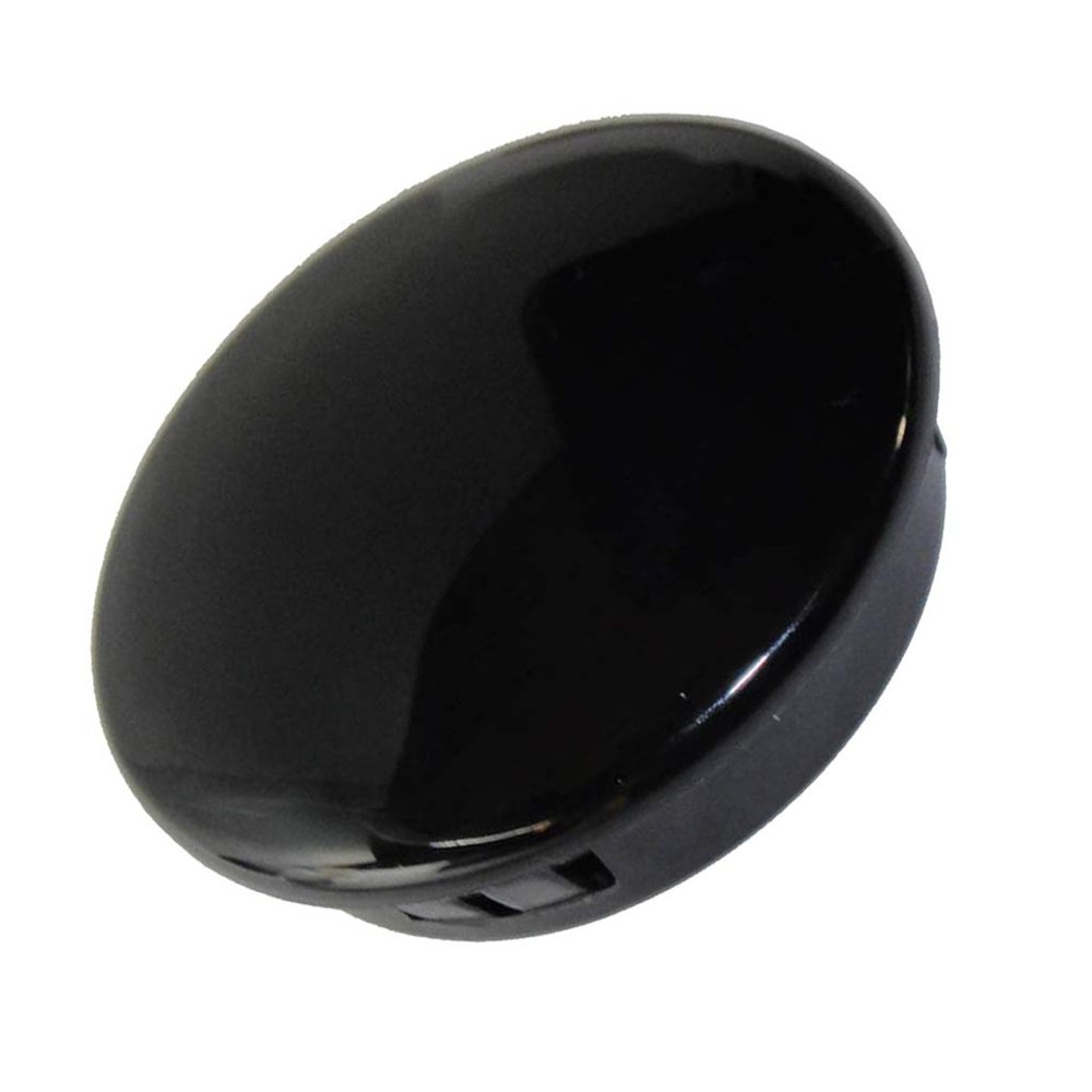 Almencla Black Steering Wheel Cap - 2-1/2 Inch