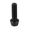 M6 x 16mm/20mm Ti Bolts, Alloy Tapered Bolt Screw with Washer Replacement Replacement Replacement Replacement for Mountain ycle(M6X20-Black) view 2