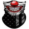 Obacle Motorcycle Face Mask Sun UV Dust Wind Protection Tube Mask Seamless Bandana Face Mask for Men Women Bike Riding Cycling Biker Fishing Outdoor Festival (Clown Red Nose 9 Thorns) view 1