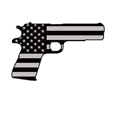 ION Graphics Magnet Subdued American Flag 1911 Magnetic Vinyl 2a Gun Rights Molon Labe pro 5" Car Magnet Bumper Sticker