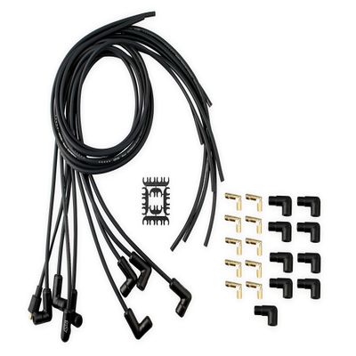 ACCEL 9001CK Extreme 9000 Spark Plug Wire Set - Universal - 90 Degree Black Ceramic Boots
