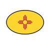 ION Graphics Magnet New Mexico State Flag Oval Magnetic Vinyl V4 NM 5" Car Magnet Bumper Sticker view 1