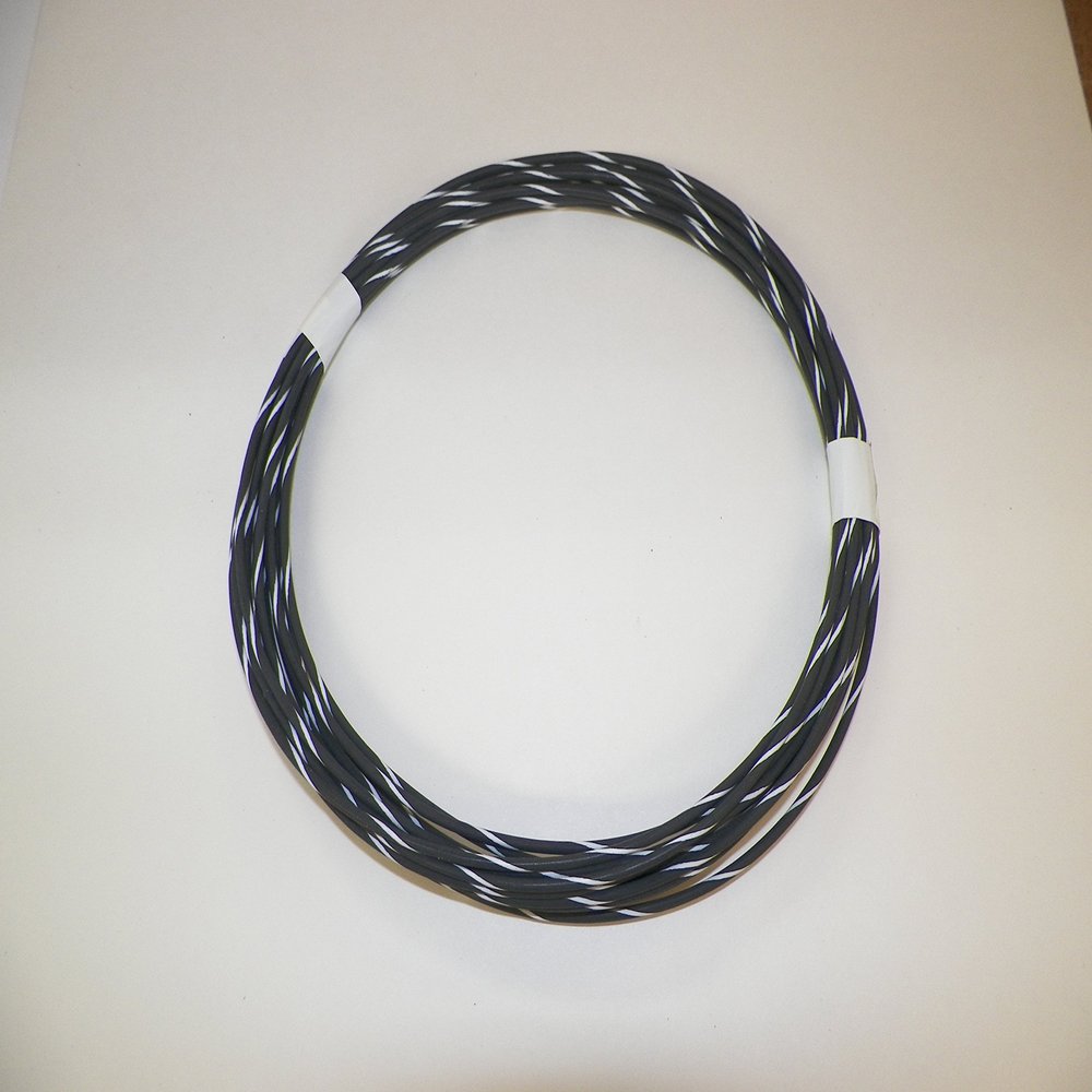 Black/White Automotive TXL Copper Wire, 20 GA, AWG, Gauge. Truck, Motorcycle, RV. General Purpose. Different Lengths Available, Select Length Below (50 Foot Coil)