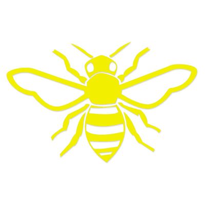 Applicable Pun Honey Bee - Vinyl Decal for Outdoor Use on Cars, ATV, Boats, Windows and More - Yellow 5 inch