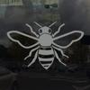 Applicable Pun Honey Bee - Vinyl Decal for Outdoor Use on Cars, ATV, Boats, Windows and More - Middle Grey 3 inch view 2
