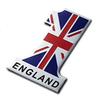 2019 NO.1 Flag 3D Metal Car Emblems Sticker for Ford, Toyota, Mitsubishi, Honda, BMW, Mercedes Logo (England) view 1