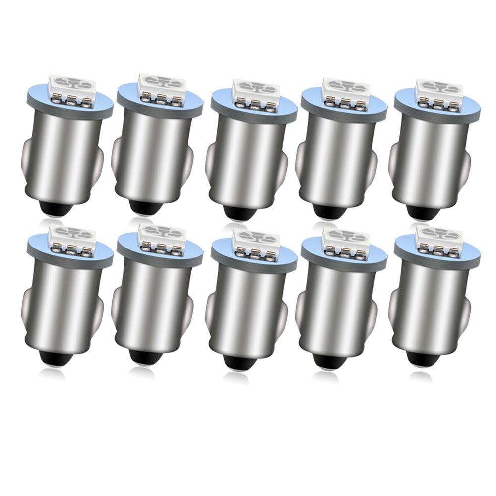 Ruiandsion BA7S LED Bulbs 12V 5050 1SMD 100lm Blue LED Car Indicator Dash Warning Light Bulb,Negative Earth (Pack of 10)
