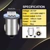 Ruiandsion BA7S LED Bulbs 12V 5050 1SMD 100lm Blue LED Car Indicator Dash Warning Light Bulb,Negative Earth (Pack of 10) view 2