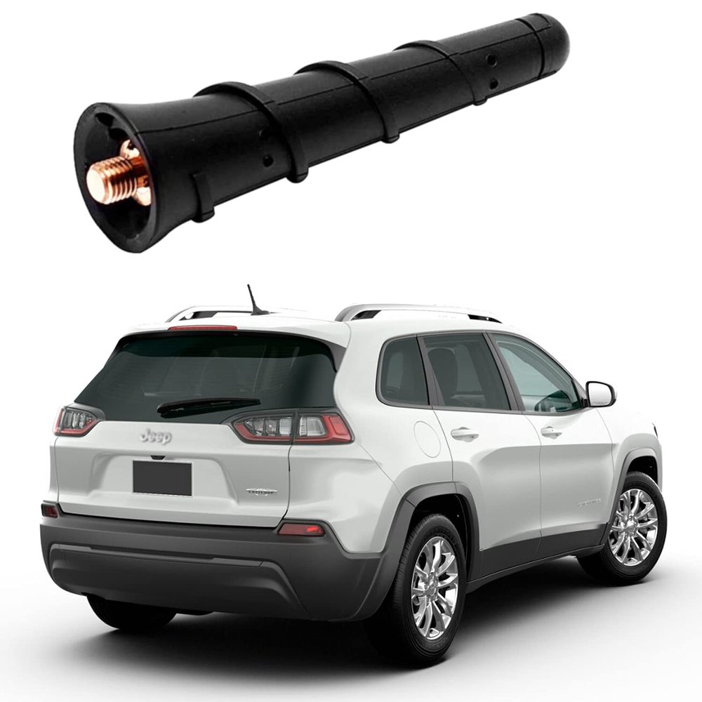 BASIKER 3.2 Inch Antenna for 2011-2025 Jeep Cherokee Grand Cherokee Compass Renegade, Dodge Journey Avenger Durango Dart Chrysler 200, Fiat 500, Car Roof Antenna, 68297936AA 5091100AA 5091100AB
